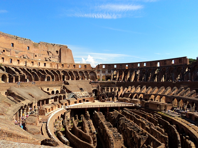colosseum inside Inside The Colosseum, Rome, Italy