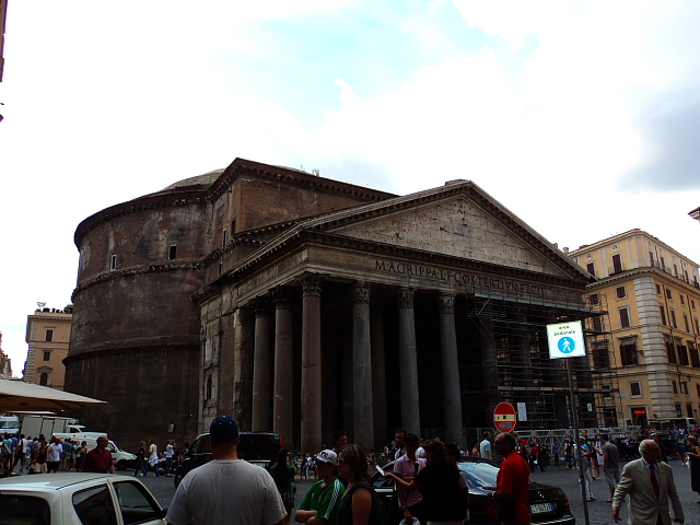 the pantheon The Pantheon in Rome, Italy