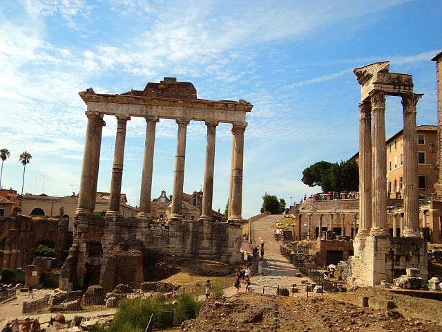 roman forum View of the ancient Roman Forum, Rome, Italy