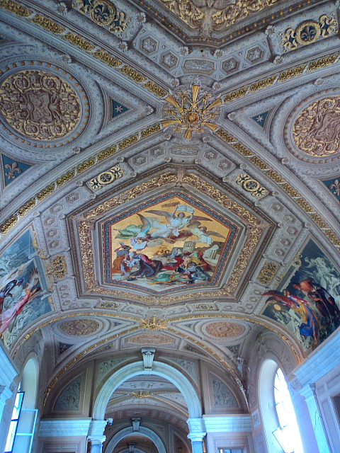 vatican ceiling ceiling artwork in the Vatican Museum