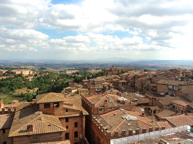 siena view view of siena, tuscany, italy