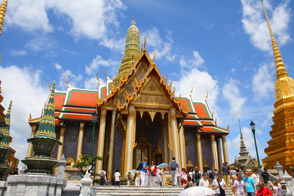wat phra kaew royal pantheon the royal pantheon in wat phra kaew in bangkok, thailand