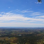 mt edwards view panorama Panorama of the view from Mount Edwards in Moogerah Peaks National Park, Australia