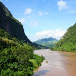 The Nam Ou River in Nong Khiaw, Laos
