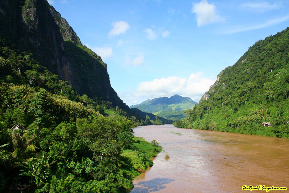 nam ou river nong khiaw The Nam Ou River in Nong Khiaw, Laos