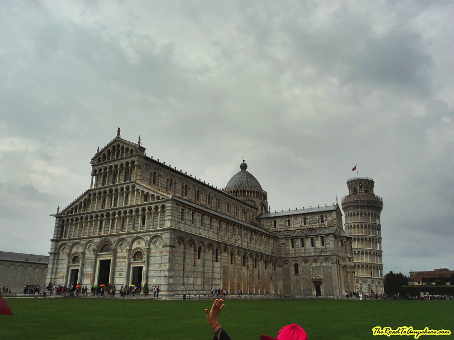 pisa duomo and tower Duomo di Pisa (Pisa Cathedral) and Leaning Tower in Pisa, Italy
