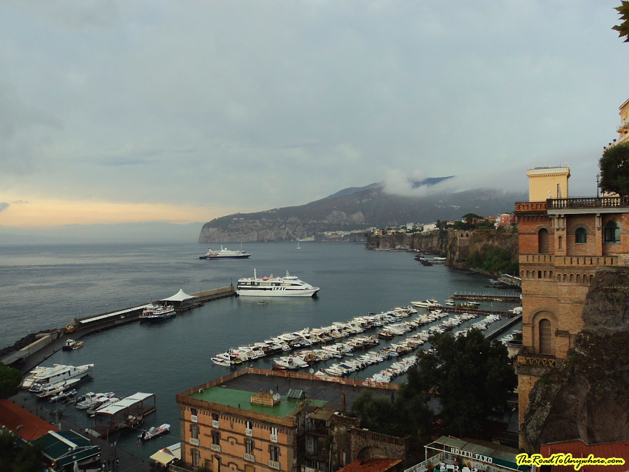 sorrento harbour Harbour in Sorrento, Italy