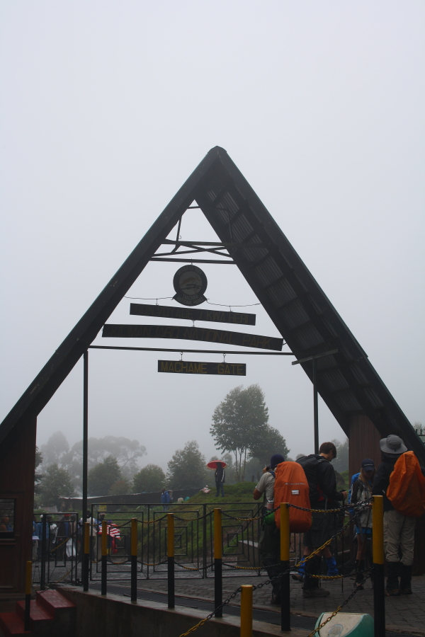 Machame Gate Machame Gate on Mount Kilimanjaro, Tanzania