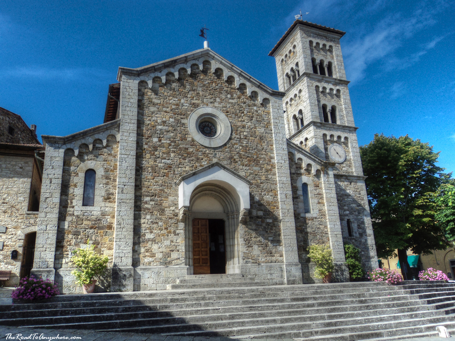 castellina church Church of San Salvatore in Castellina in Chianti, Tuscany, Italy