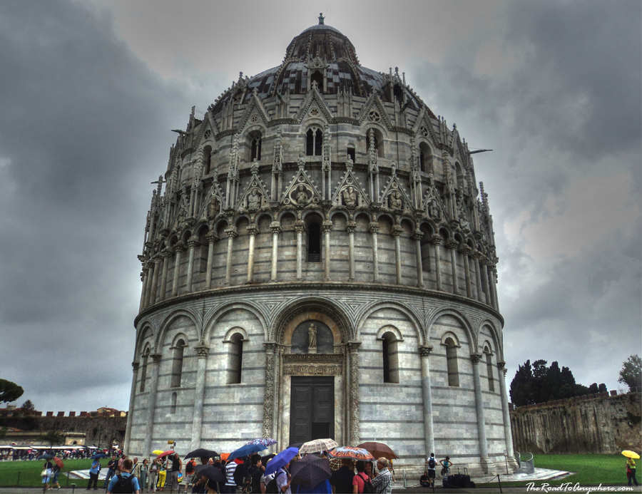 pisa baptistery Baptistery of St John in Pisa, Italy