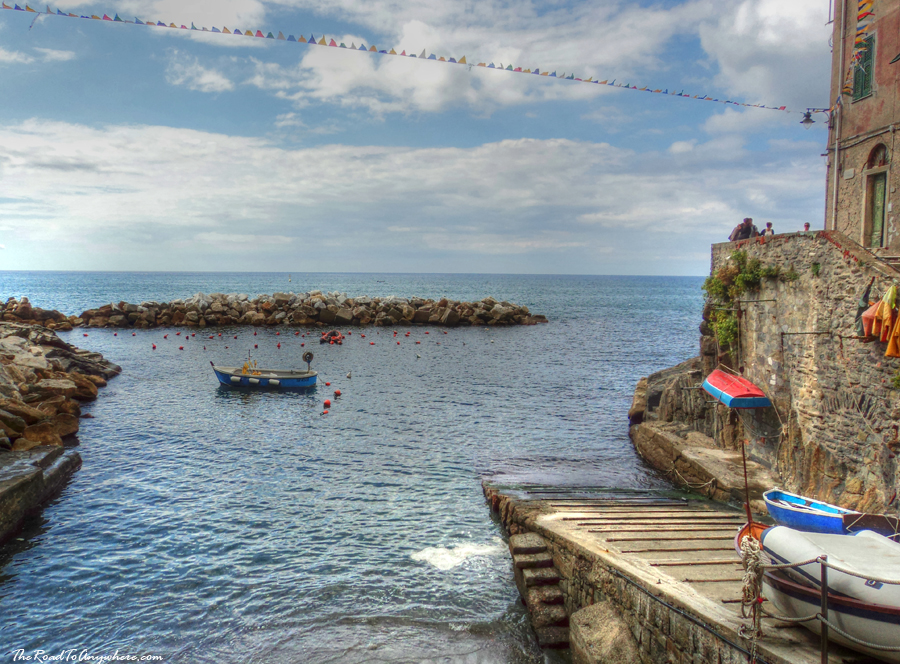 riomaggiore harbour Harbour in Riomaggiore, Cinque Terre, Italy
