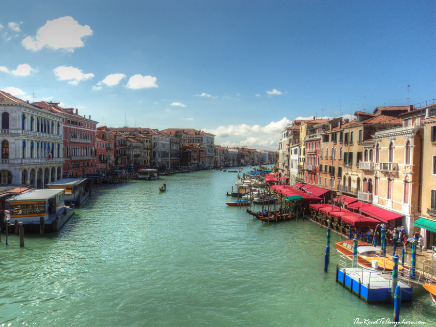 venice grand canal rialto The Grand Canal in Venice, Italy