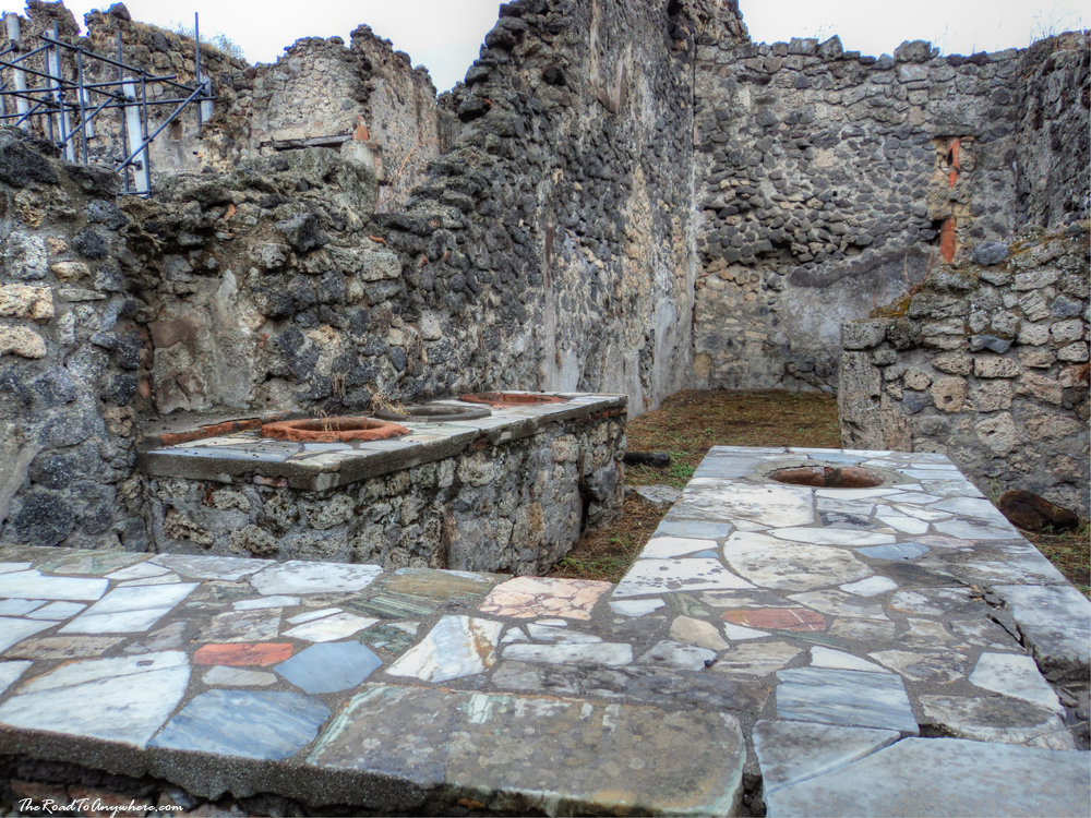 pompeii kitchen Kitchen in Pompeii, Italy