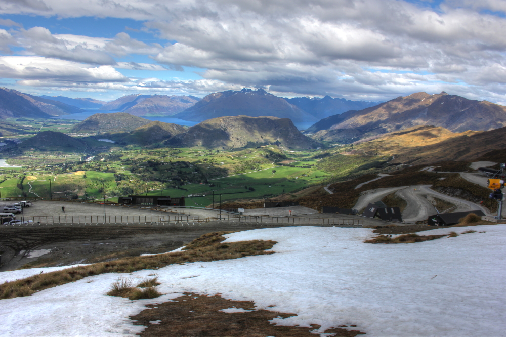 View from Coronet Peak New Zealand