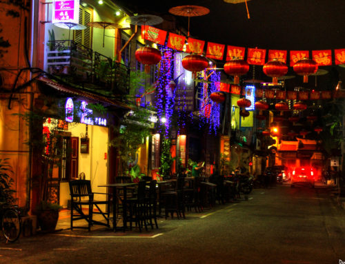 Late Night in Chinatown, Malacca, Malaysia